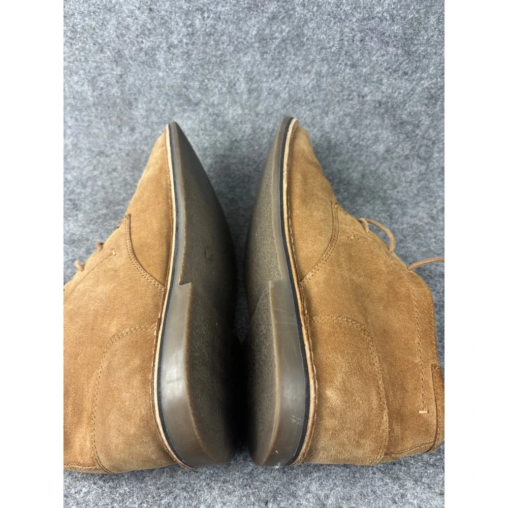 Steve Madden Hacksaw 215 Chukka Boots Mens 11 Tan Suede Lace Up Ankle Boots